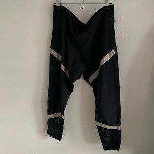 Black and Striped GAP Leggings